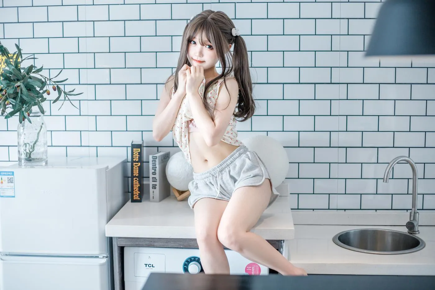 神沢永莉 – NO.07 黄色吊带睡衣兔兔 [22P]插图8